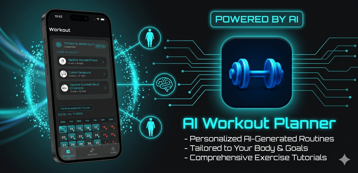 AI Workout Planner screen 1